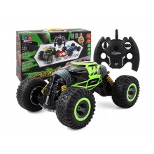 Машинка перевертыш ZHENGGUANG UD2169 Rock Crawler LEOPARD KING Зеленый