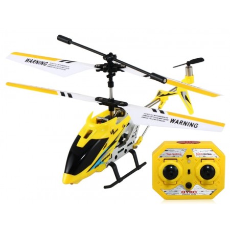 Вертолет на радиоуправлении Model King 33008 с подсветкой Желтый