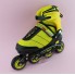 Роликовые коньки раздвижные Best Rollers 8903. Размер L (39-42). Колеса полиуретановые с подшипниками ABEC 7. СУМКА. Желтый (8903А)