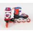 Роликовые коньки Profi A 4122-XS-R размер 27-30, раздвижные. Красный