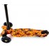 Самокат Best Scooter MINI 779-1299 трехколесный. Колеса поулиретановые с подсветкой. Подшипники типа ABEC-7. Черный - оранжевый. (779-1299 А)