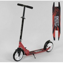 Двухколесный самокат Best Scooter 64219 складной Зажим для руля Красный