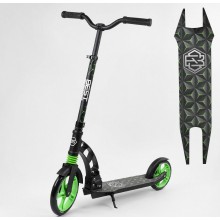 Двоколісний самокат Best Scooter 62798 Складаний амортизаційний блок Зелений