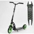 Двоколісний самокат Best Scooter 62798 Складаний амортизаційний блок Зелений