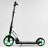 Двоколісний самокат Best Scooter 62798 Складаний амортизаційний блок Зелений