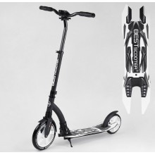 Двоколісний самокат Best Scooter 75343 Складаний амортизаційний блок Білий