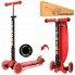 Самокат Best Scooter UL - 88119 S трехколесный. Колеса из полиуретана. Подсветка колес и платформы. (88119 S -А)  