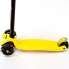 Самокат Best Scooter MAXI 466-113 трехколесный. Колеса полиуретановые с подшипниками типа ABEC-7. Желтый(466-113А)