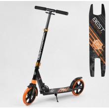 Двоколісний самокат Best Scooter 213681 самокат складаний Амортизаційний блоку Помаранчевий