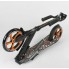 Двоколісний самокат Best Scooter 34750 складаний з амортизатором Чорний з помаранчевим