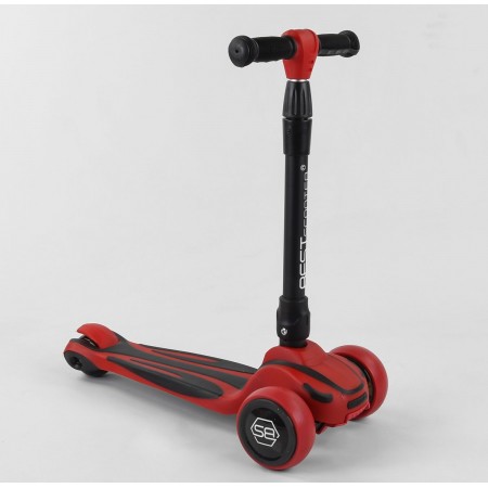 Самокат триколісний Best Scooter Maxi S-45896 Колеса з поліуретану Червоний