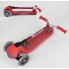 Самокат триколісний Best Scooter Y-00325 Складаний Колеса поліуретан з підсвічуванням Червоний