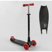Самокат триколісний Best Scooter Maxi A 25772 / 779-1524 Колеса світні Чорний