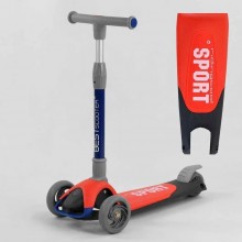 Самокат трехколесный Best Scooter F-44077 Складной Колеса полиуретан Красный
