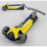 Самокат триколісний Best Scooter F-55295 Складаний Колеса поліуретан Жовтий