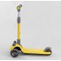 Самокат триколісний Best Scooter D-0449 Складаний Колеса поліуретан Жовтий