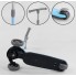 Самокат триколісний Best Scooter D-0885 Складаний Колеса поліуретан Блакитний