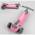 Самокат триколісний Best Scooter D-0558 Складаний Колеса поліуретан Рожевий