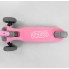 Самокат триколісний Best Scooter D-0558 Складаний Колеса поліуретан Рожевий
