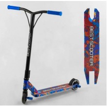 Самокат трюковий Best Scooter 78107 з пегами Синій