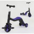 Cамокат Best Scooter JT 30304 3 в 1 триколісний Самокат беговел велосипед З підсвічуванням і музикою 8 мелодій Фіолетовий (30304A)