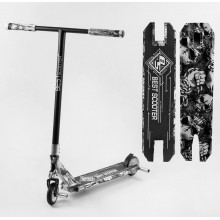 Самокат трюковий Best Scooter BS-99600 з пегами Чорний