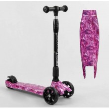 Самокат триколісний Best Scooter 15-546 MAXI Складаний кермо Посилена дека Принт