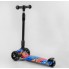 Самокат триколісний Best Scooter 82-961 MAXI Складаний кермо Посилена дека Принт