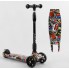 Самокат триколісний Best Scooter 98-277 MAXI Складаний кермо Посилена дека Принт