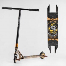 Самокат трюковий Best Scooter 26781 з HIC системою Пегі Чорний з Жовтим