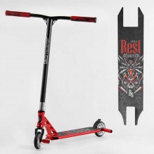 Самокат трюковий Best Scooter 28536 з HIC системою Пегі Чорний з червоним