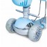 Самокат триколісний ITRIKE JR3-027-2 MAXI 5в1 Батьківська ручка Кошик Блакитний