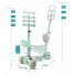 Самокат триколісний ITRIKE JR3-027-2 MAXI 5в1 Батьківська ручка Кошик Зелений