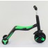 Cамокат Best Scooter JT 3 в 1 триколісний. Самокат - беговел - велосипед. З підсвічуванням і музикою, 8 мелодій. Салатовий. (40405A)