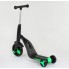 Cамокат Best Scooter JT 3 в 1 триколісний. Самокат - беговел - велосипед. З підсвічуванням і музикою, 8 мелодій. Салатовий. (40405A)