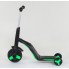 Cамокат Best Scooter JT 3 в 1 триколісний. Самокат - беговел - велосипед. З підсвічуванням і музикою, 8 мелодій. Салатовий. (40405A)