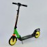 Двухколесный самокат Best Scoote 00055 Система складывания два амортизатора Колёса полиуретан подшипники ABEC-7 Салатовый (00055 А) 