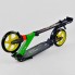 Двухколесный самокат Best Scoote 00055 Система складывания два амортизатора Колёса полиуретан подшипники ABEC-7 Салатовый (00055 А) 
