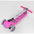 Самокат трехколесный Best Scooter 57795 Складной Колеса полиуретан с подсветкой Розовый