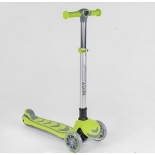 Самокат трехколесный Best Scooter 46987 Складной Колеса полиуретан с подсветкой Салатовый