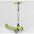 Самокат трехколесный Best Scooter 46987 Складной Колеса полиуретан с подсветкой Салатовый