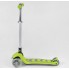 Самокат трехколесный Best Scooter 46987 Складной Колеса полиуретан с подсветкой Салатовый