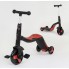 Cамокат Best Scooter JT 28288 3в1 триколісний Самокат - беговел - велосипед З підсвічуванням і музикою 8 мелодій Червоний (28288A)