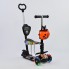 Самокат трехколесный Best Scooter 15600 "Абстракция" 5 в 1. Подсветка колес. Черный - Абстракция
