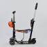 Самокат трехколесный Best Scooter 15600 "Абстракция" 5 в 1. Подсветка колес. Черный - Абстракция