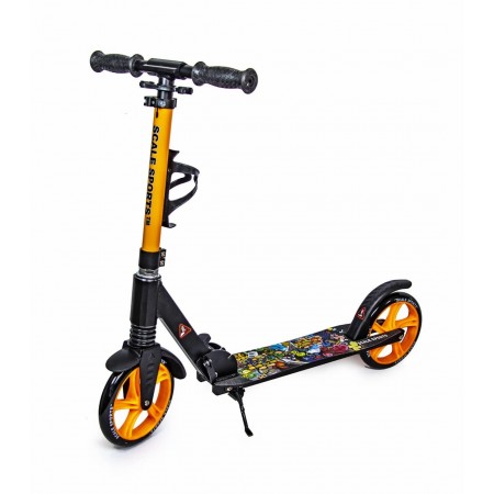 Самокат Scooter Scale Sports SS-15 с флягодержателем Оранжевый 