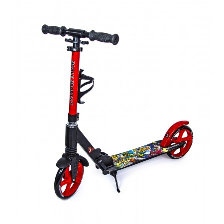 Самокат Scooter Scale Sports SS-15 с флягодержателем Красный