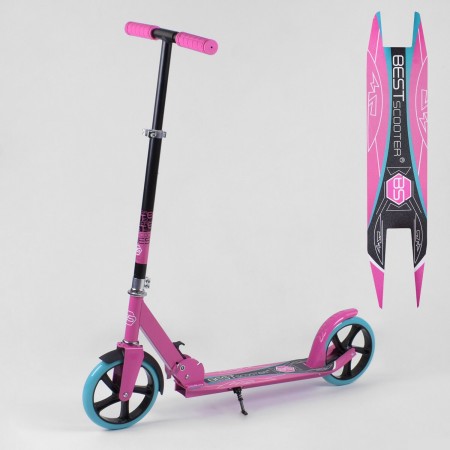 Двухколесный самокат Best Scooter 79392 складной Розовый
