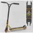Самокат трюковый Best Scooter 83555 с HIC системой  Пегами  диск и дека алюминиевые Черный с желтым