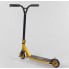 Самокат трюковый Best Scooter 83555 с HIC системой  Пегами  диск и дека алюминиевые Черный с желтым